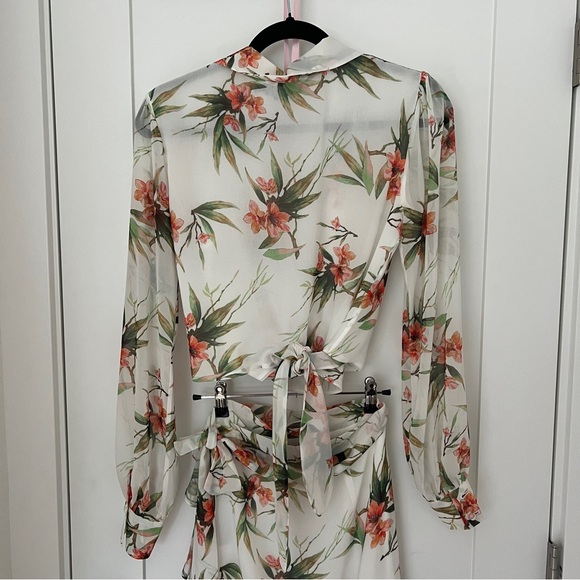 PatBO Floral Print Ruffle Wrap Set - Picture 8 of 16